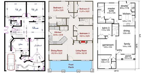 Top 50 Amazing House Plans For Different Size Areas Engineering