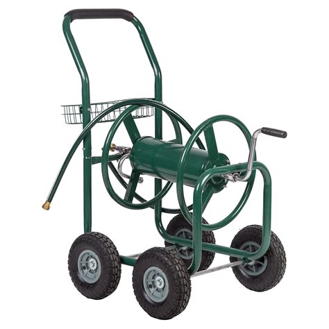 Buy Hose Reel Cart Garden Hose Reel Cart With Wheels Heavy Duty 300 Feet Of Water Pipe Suitable