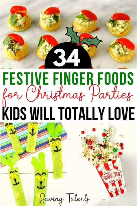 34 Festive Finger Foods For Christmas Parties That Kids Will Love