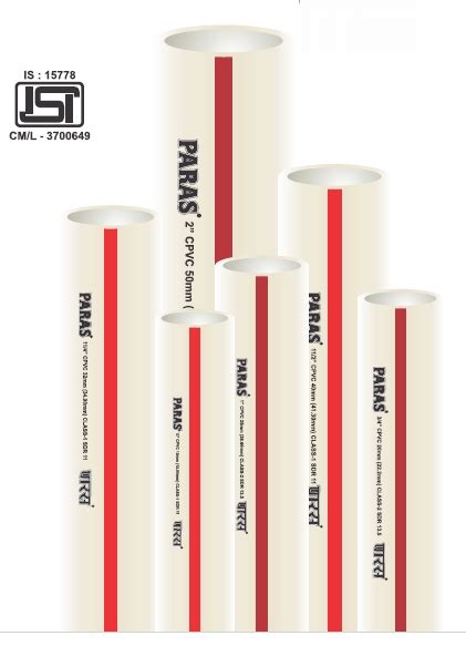 Paras Cpvc Pipes At Best Price In Mumbai Silver Electric And Fan House