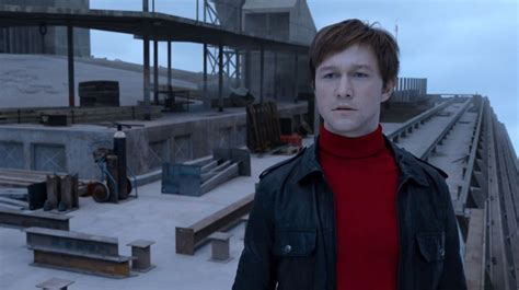 ‘the Walk Teaser Joseph Gordon Levitt Stands Dangerously On Top Of The Twin Towers The