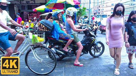 [4k] Exploring Plaza Leon Tondo And Roadside Market Manila Philippines Youtube