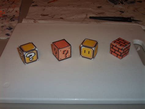 Mario Game Block Papercraft By Austinmeadows On Deviantart