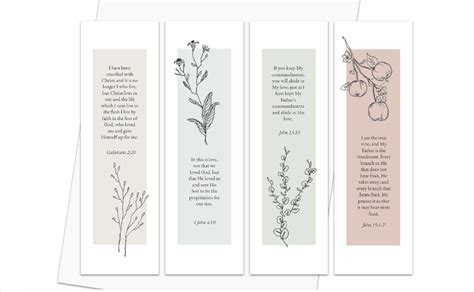 Printable Bookmarks Printable Bible Verse Bookmarks Etsy Australia