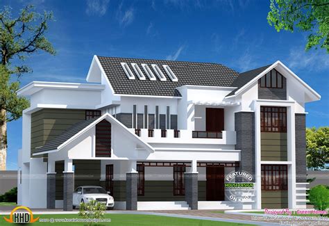 2800 Sq Ft Modern Kerala Home Kerala House Design Kerala Houses