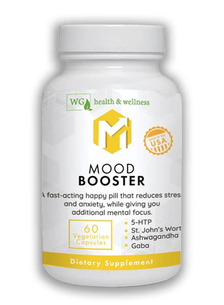 Mood Booster Dietary Supplement Wg Health And Wellness