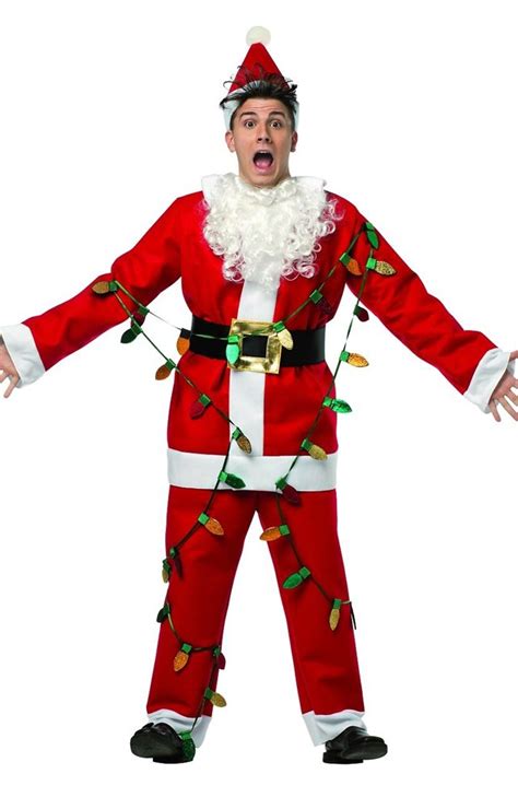 National Lampoon S Christmas Vacation Light Up Adult Costume Suit