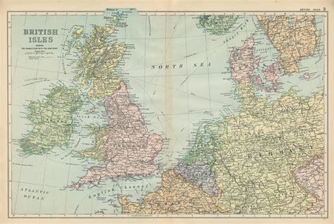 Old And Antique Prints And Maps British Isles With Connections To The