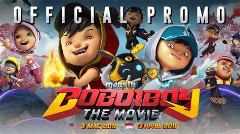 Boboiboy The Movie Official Promo 1 In Cinemas 3 March 2016 Youtube