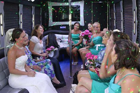 saint charles party buses limo bus service weddings proms st charles special occasions bus rental