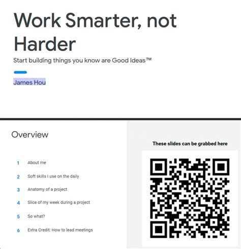 Work Smarter, not Harder | SFXD Wiki