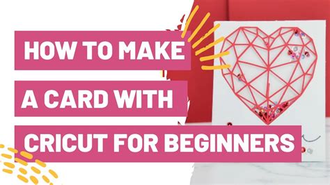 Have you wondered how to make a custom cricut joy card template? How To Make a Card With Cricut For Beginners - YouTube
