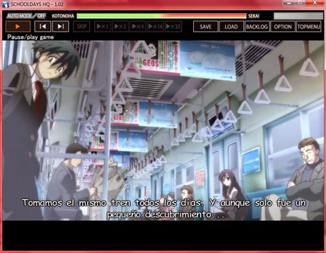 Visual Novel Para Pc School Days Hq