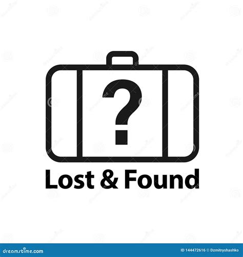 Lost And Found Icon Stock Vector Illustration Of Business