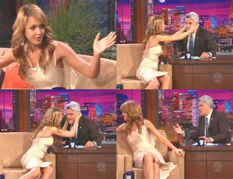 Naked Jessica Alba In The Tonight Show With Jay Leno