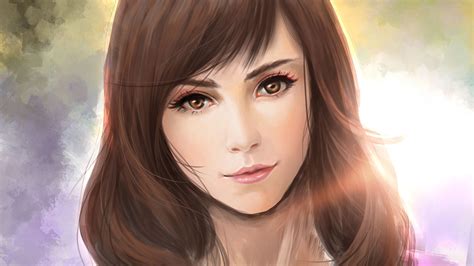 1956x1280 Girl Look Portrait Face Coolwallpapersme
