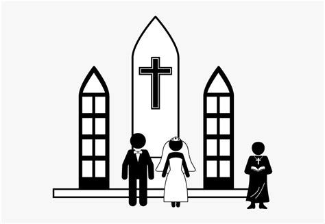 Chapel Clip Art Church Wedding Marriage Marriage Hd Png Download