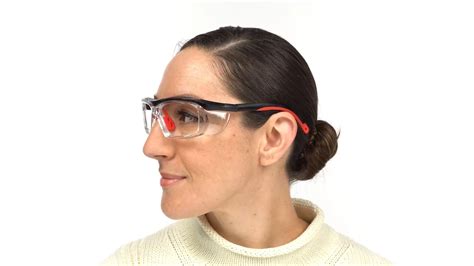 Plano Prescription Safety Glasses Red Rx Safety Goggles Ansi Z871