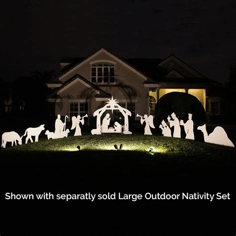 Nativity Figures Full Add On Set Large Outdoor Nativity Outdoor