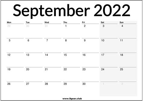 September 2022 Uk Calendar Printable Printable Calendars Free