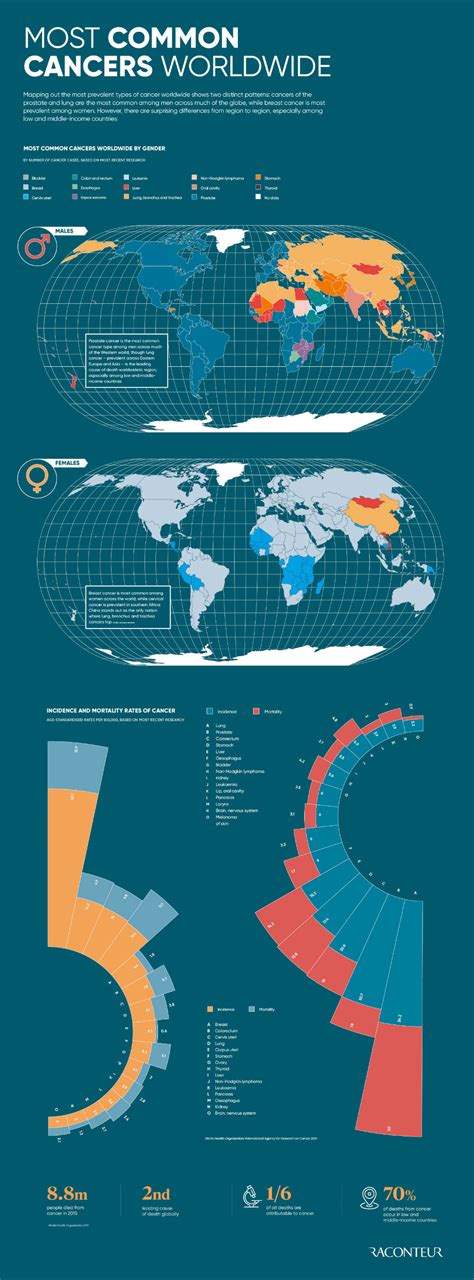 The Global Map Of Cancer Infographic