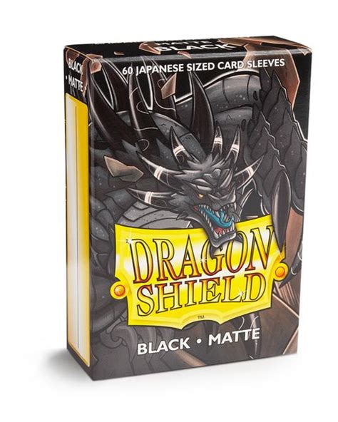 Manage your treasure hoard like a dragon with a dragon shield card manager app! Dragon Shield Jap Card Sleeves - Matte Black Pack ...