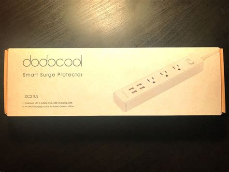 Review Best Usb Power Strip Dodocool 4 Usb Port And 3 Ac Outlets