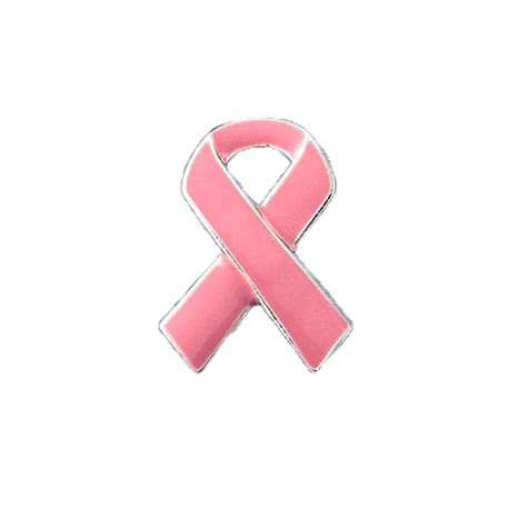 100pcslot Pink Ribbon Breast Cancer Awareness Lapel Pins In Brooches