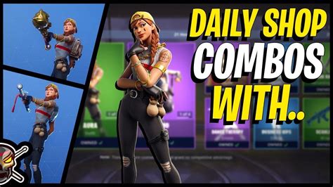 Each combo includes the main skin and other items like as gliders, backpacks, pickaxes and so on. Daily Item Shop Combos with AURA in Fortnite! - YouTube