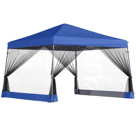 Outsunny 12 X 12 Pop Up Canopy Foldable Canopy Tent With Carrying