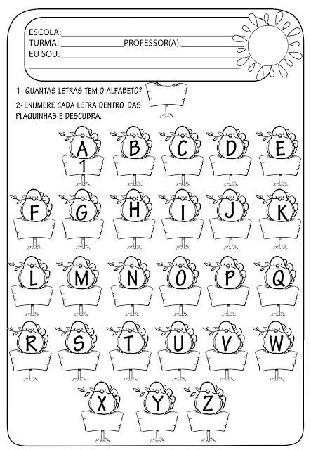 Atividade Sequencia Do Alfabeto Educa O Infantil Nesta Postagem Trago