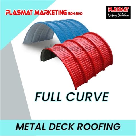 Metal Deck With Full Curve Awning Roofing Sheet Selangor Malaysia