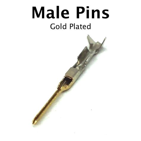 Vex Wire Repair Crimp Male Pins Durable Gold Plated