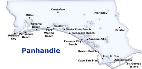43 Map Of Florida Panhandle Beach Towns Pics