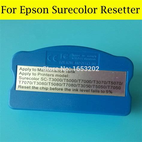 1 Pc Surecolor Maintenance Tank Chip Resetter For Epson T5050 T3080