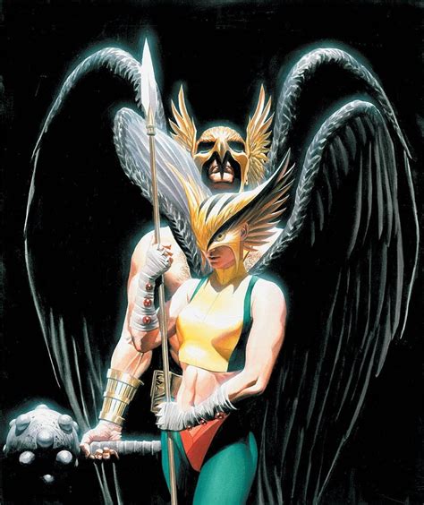 Artwork Hawkman And Hawkgirl By Alex Ross Dccomics