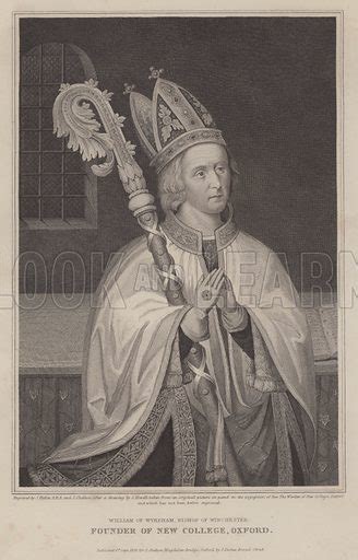 William Of Wykeham Bishop Of Winchester Founder Of New Stock Image