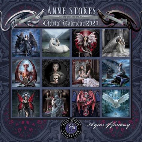 Anne Stokes Fantasy Calendar 2020 Calendars Ts Home Pagan