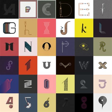 “36 Days Of Type 1st Edition” Un Proyecto De Pablotr Domestika
