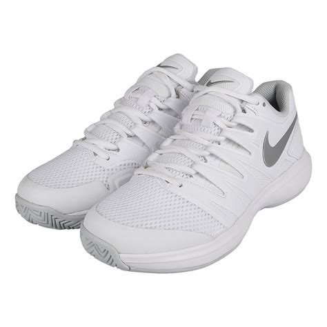 Buy Nike Air Zoom Prestige All Court Shoe Women White Silver Online
