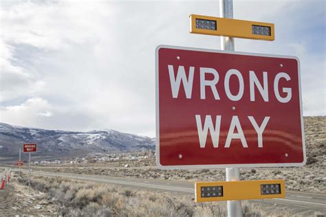 Wrong Way Driver System Nevada Department Of Transportation
