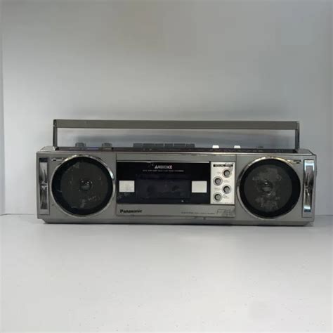 VINTAGE PANASONIC RX F4 Ambience Boombox AM FM Radio Cassette Player