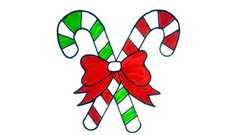 Candy Cane Drawing Image Drawing Skill