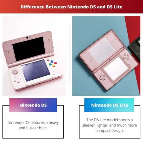 Differenza Tra Nintendo Ds E Ds Lite