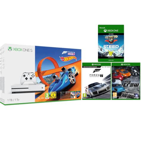Xbox One S 1tb With Forza Horizon 3 Hot Wheels Bonus Bundle With Forza