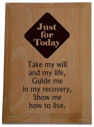 You still have only one self and one identity. NA Third Step Prayer Wooden Plaque | NArcotics Anonymous ...