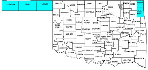 Counties In Oklahoma That I Have Visited Twelve Mile Circle
