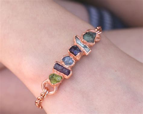Custom Birthstone Bracelet Custom Mom Jewelry Custom Etsy In 2020