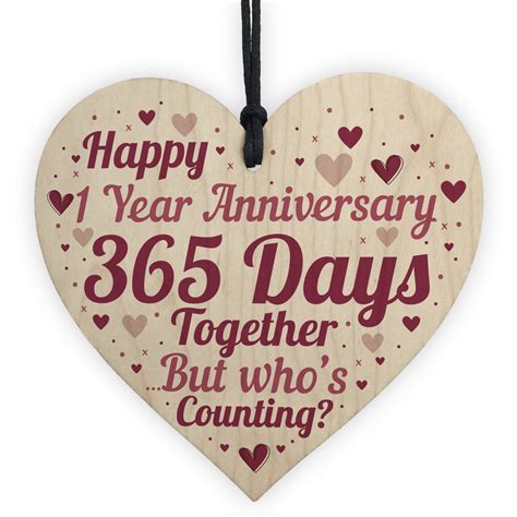Giving love is a pretty important part when comes to keeping the passion between you and it is time to give your best to find him a perfect gift that will undoubtedly show him. 1st Anniversary Gift First Anniversary Wood Heart Husband Wife