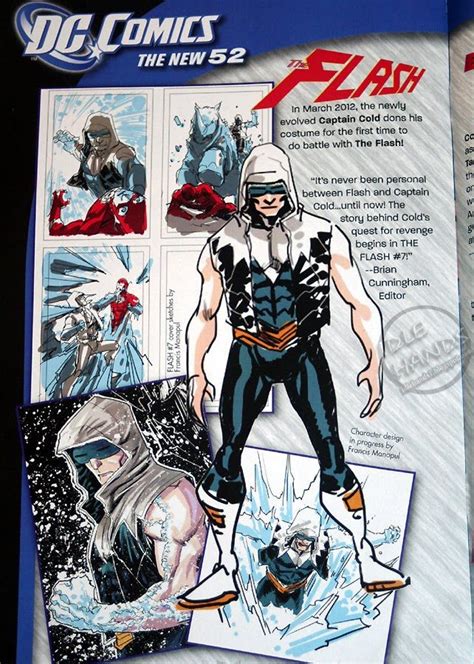 Captain Cold New 52 Character Design Dc Comics Central